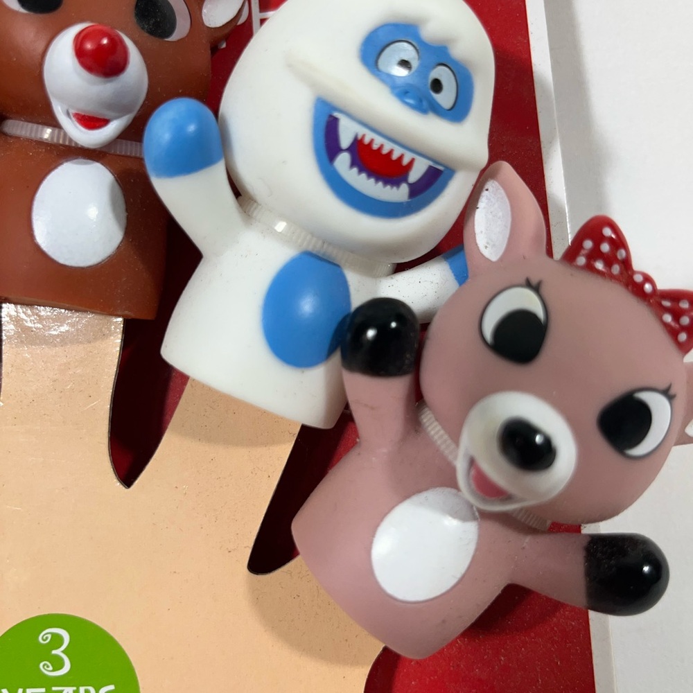 RASHTI BABY CHRISTMAS CLASSIC RUDOLPH 5 PIECE FINGERS PUPPETS SET AGES 3+ NEW - Picture 3 of 8